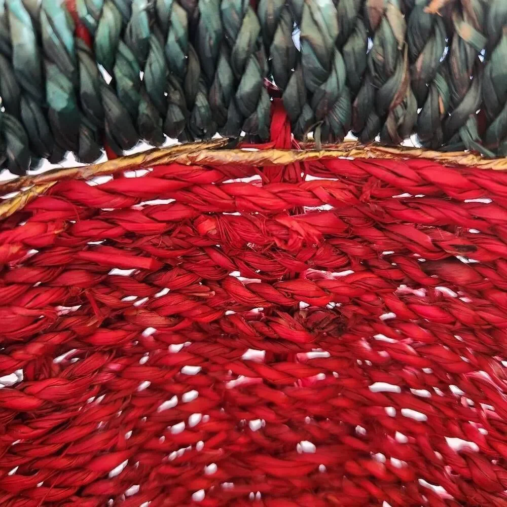 No Brand round woven